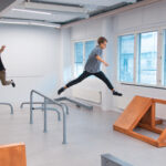 Parkour-kokeilua 3-12 vuotiaille